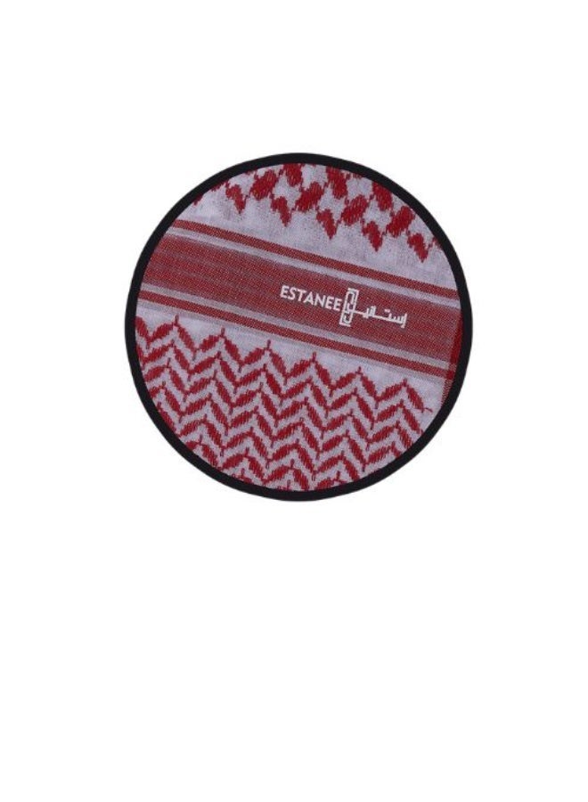 Estaneel Men's red estaneel shemagh 310R - Image 4